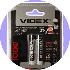 Акумулятор Videx AAA 1000mAh
