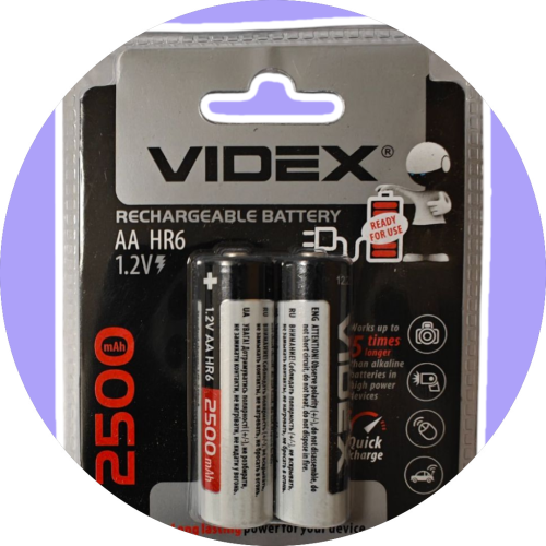 Акумулятор Videx AA 2500mAh