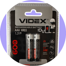 Акумулятор Videx AAA 600mAh